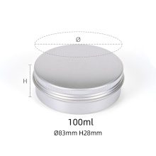 100 ml de bocal en aluminium de 3,3 oz pour le baume à lèvres